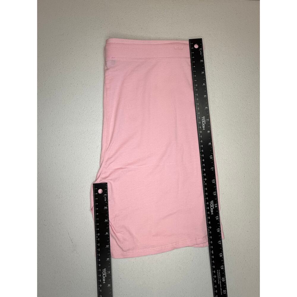 Women’s XL LOFT Pink Bike Short Pajama Set - Picture 4 of 9